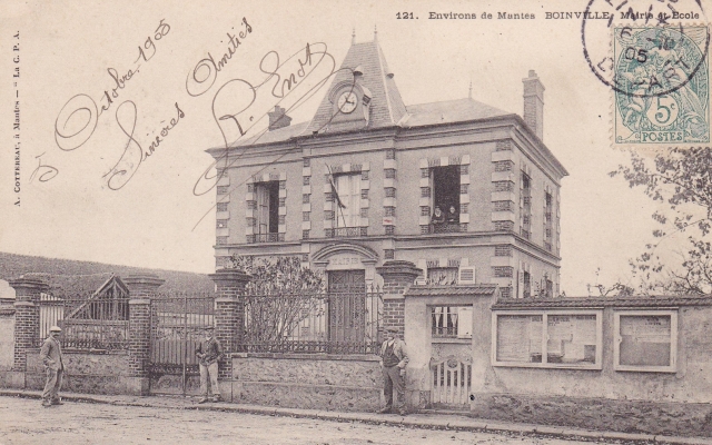 Maire Boinville en Mantois 1905